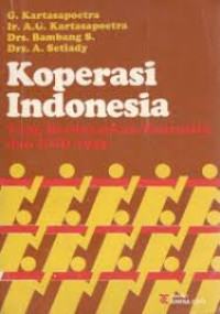 Image of Koperasi Indonesia: Yang Berdasarkan Pancasila dan UUD 1945