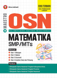 Image of OSN Olimpiade Sains Nasional Matematika SMP/MTs